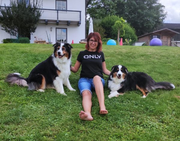 Christa mit Balu und Kylie